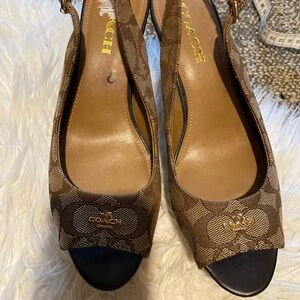 Coach Ferry Wedge Sandals